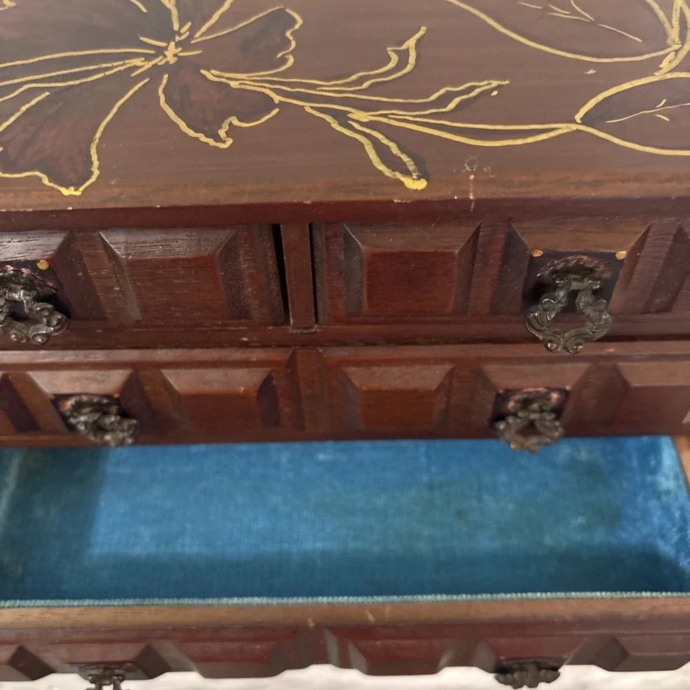 Jewelry Music Box Price‎ Import VTG Plays Fly Me To The Moon 10.5 L 5.5